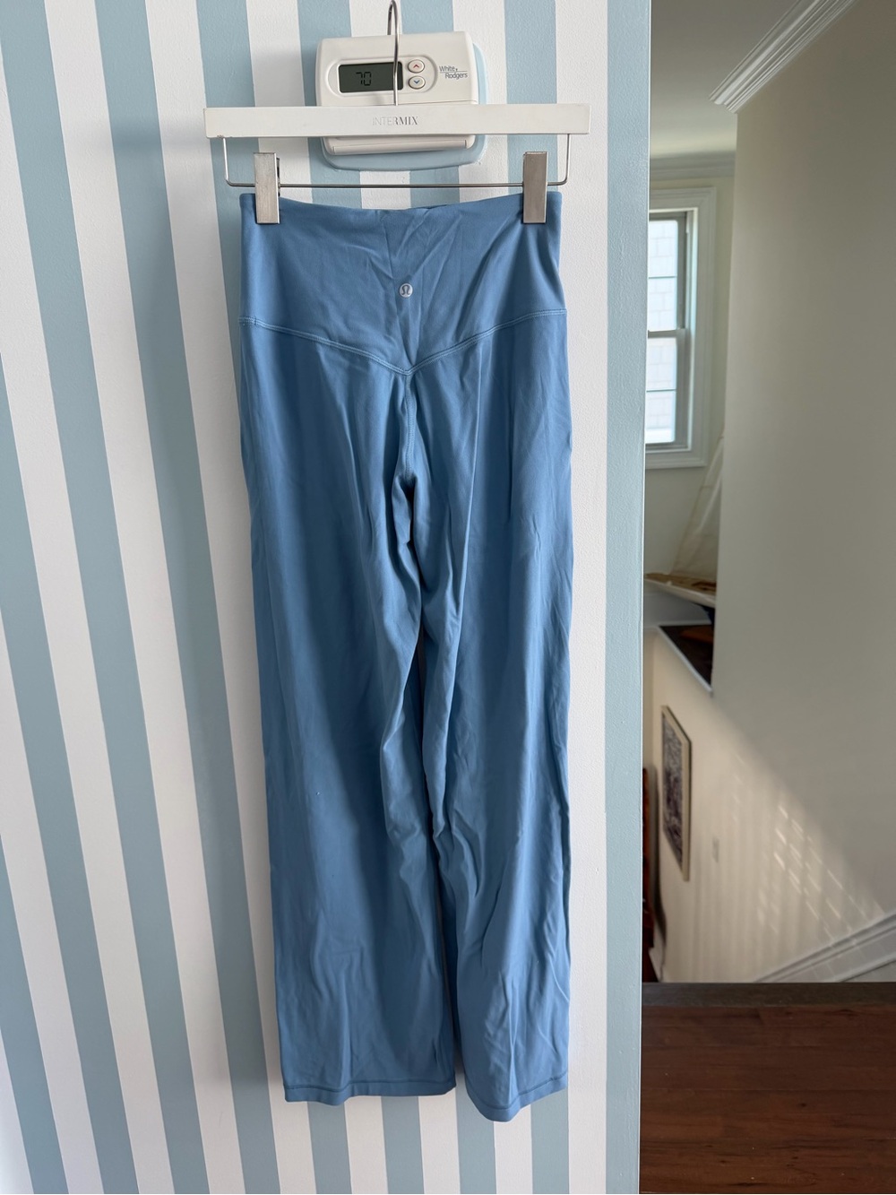 NWOT Light Blue Wide-Leg Lululemon Legging Pants